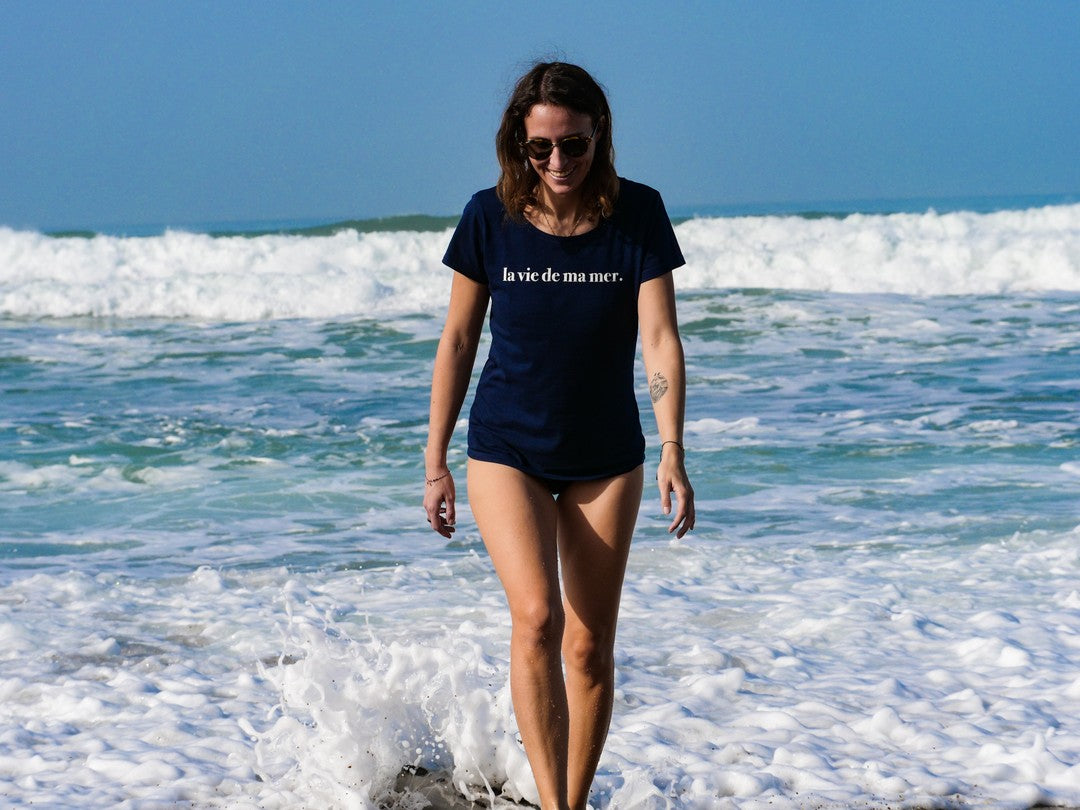 T-shirt la vie de ma mer - Femme